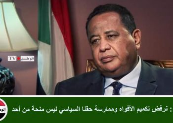 غندور : نرفض تكميم الأفواه وممارسة حقنا السياسي ليس منحة من أحد