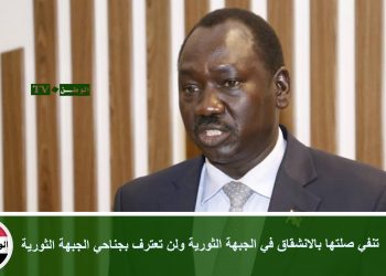 وساطة جنوب السودان تنفي صلتها بالانشقاق في الجبهة الثورية ولن تعترف بجناحي الجبهة الثورية