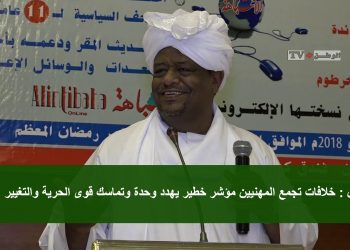 الطويل: خلافات تجمع المهنيين مؤشر خطير يهدد وحدة وتماسك قوى الحرية والتغيير