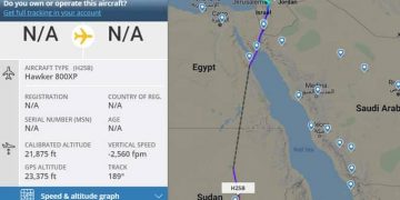 هبوط طائرة إسرائيلية من طراز (N84UP) قبل قليل في الخرطوم.