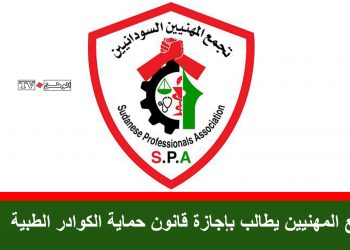 تجمع المهنيين يطالب بإجازة قانون حماية الكوادر الطبية