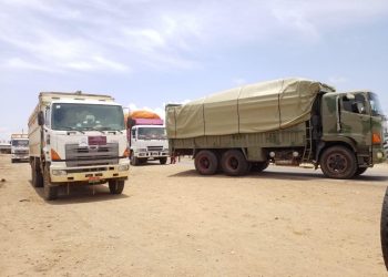 قوات الدعم السريع تسير قافلة انسانية لمحليتي كاس وشطاية