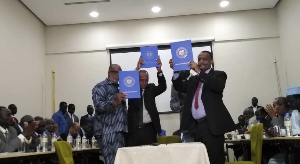 الحكومة والجبهة الثورية توقعان مصفوفات تنفيذ اتفاق سلام جوبا