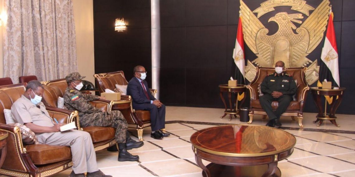 البرهان يلتقي وزير الخارجية الإثيوبي