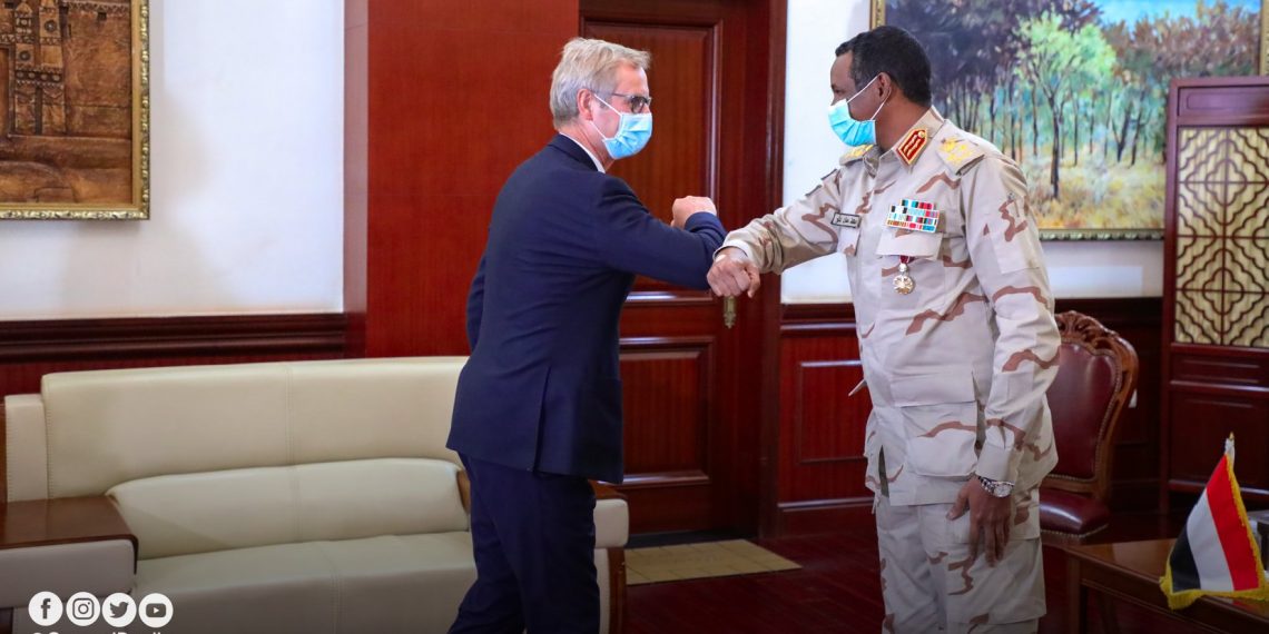 حميدتي يلتقي المبعوث النرويجي الخاص للسودان