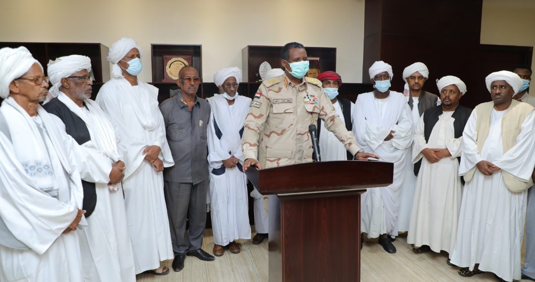 حميدتي : بموجب اتفاق السلام سيتم اعفاء ولاة الولايات