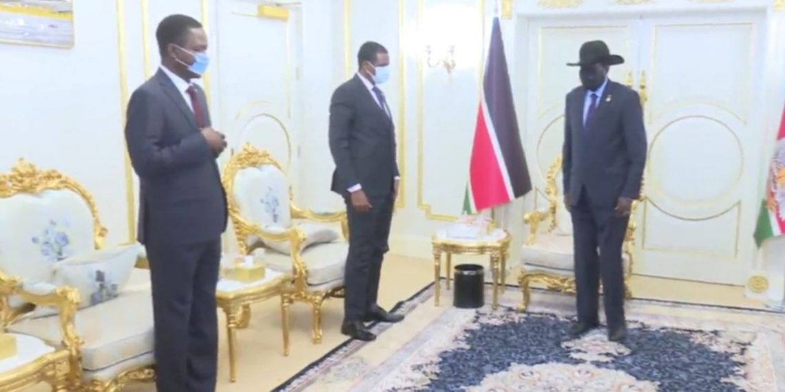 حميدتي يبحث مع سلفا كير تذليل تحديات الترتيبات الامنية لسلام جنوب السودان
