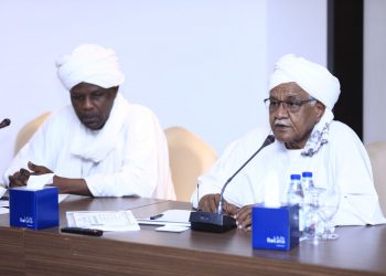 رئيس المفوضية القومية للسلام يخاطب ختام فعاليات الورشة الأولى للتبشير بالسلام