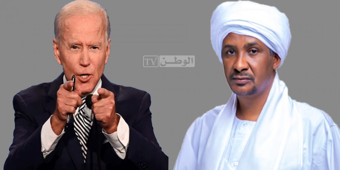 حميدتي : يبارك لبايدن الفوز بالرئاسة الامريكية