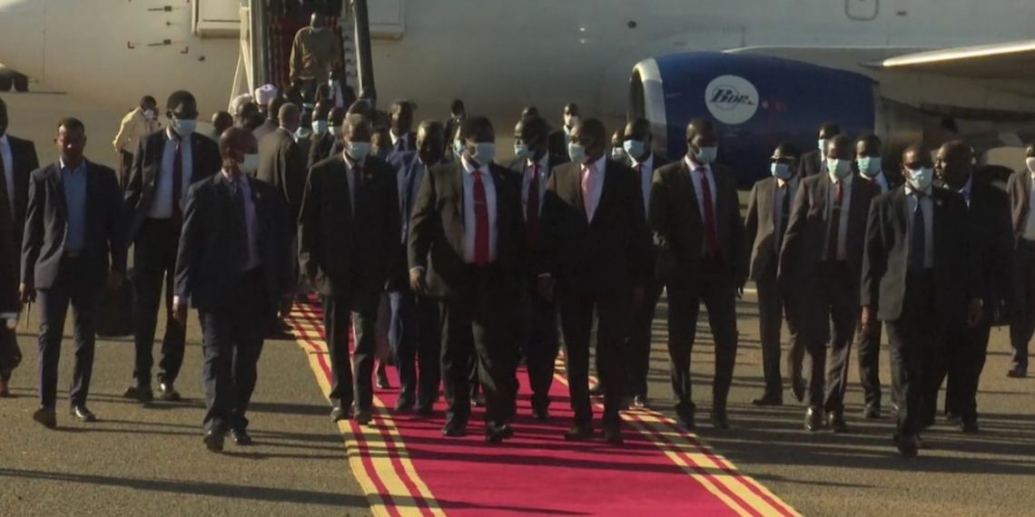 التعايشي يستقبل وفد جمهورية جنوب برئاسة نائب رئيس الجمهورية