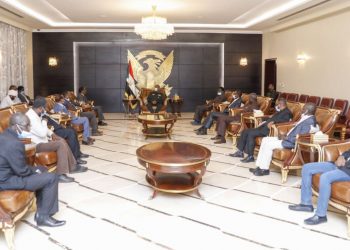 البرهان : يلتقي وفد تحالف سودان العدالة ( تسع )