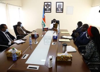 عضو مجلس السيادة صديق تاور يلتقي نواب رئيس دولة جنوب السودان