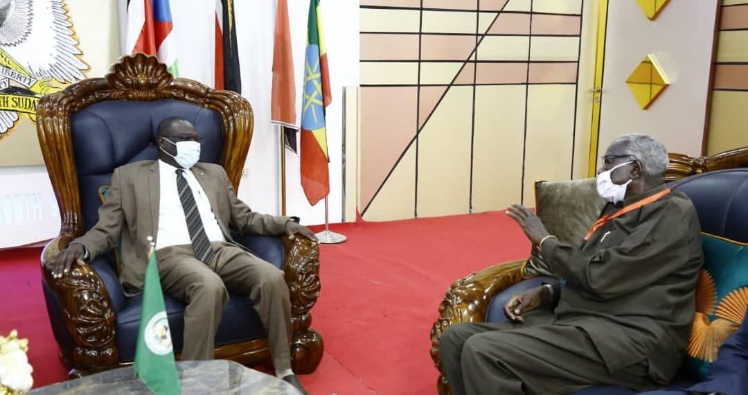 صديق تاور يلتقي الأستاذ بونا ملوال والدكتور فرنسيس دينق