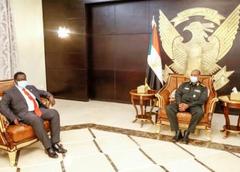 البرهان يلتقي نائب رئيس جمهورية جنوب السودان