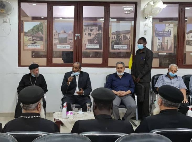 البرهان يؤدي واجب العزاء في وفاة جوزيف يعقوب