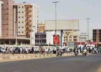 بسبب أزمة الوقود إكتظاظ الخرطوم بالدراجات النارية
