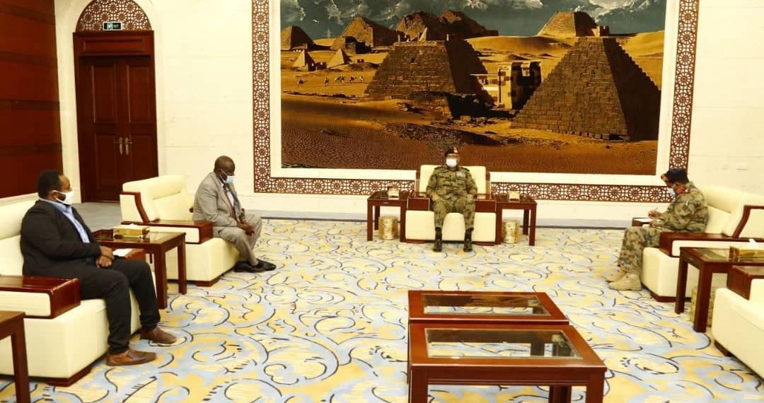 الفريق مهندس إبراهيم جابر يلتقي والي جنوب كردفان