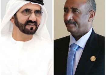 البرهان يتلقى برقية تعزية من صاحب السمو نائب رئيس دولة الإمارات العربية المتحدة في وفاة الإمام الصادق المهدي