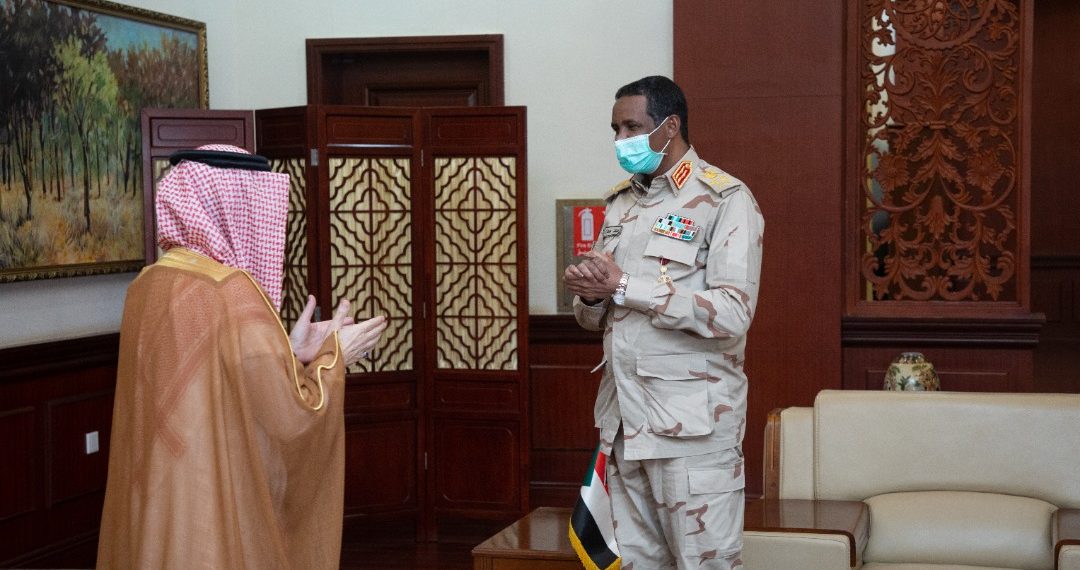 النائب الأول لرئيس مجلس السيادة يلتقي وزير الدولة لشؤون الدول الافريقية السعودي