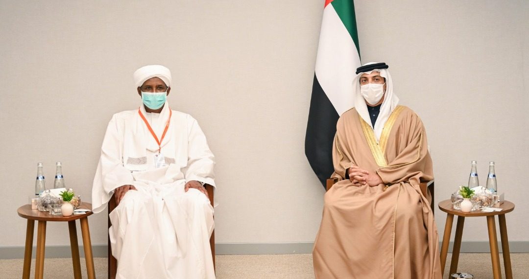 النائب الأول لرئيس مجلس السيادة يلتقي نائب رئيس ون الرئاسة منصور بن زايد