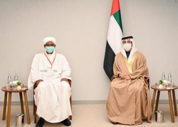 النائب الأول لرئيس مجلس السيادة يلتقي نائب رئيس ون الرئاسة منصور بن زايد