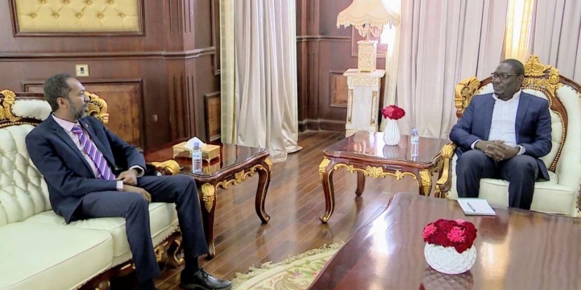 عضو السيادي الاستاذ التعايشي يلتقي وزير شؤون مجلس الوزراء