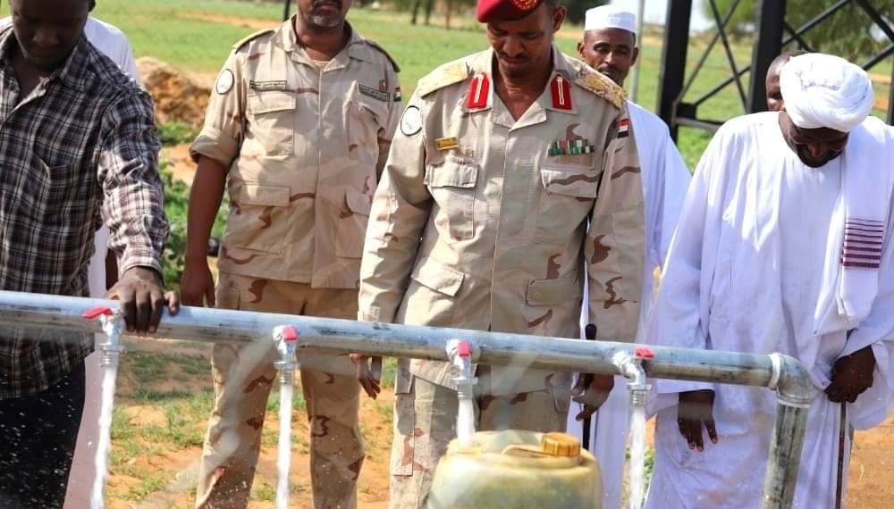 بتكلفة ٣٨ مليون جنيه :الدعم السريع يفتتح اربع محطات مياه بشرق دارفور