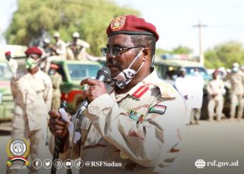 قائد الدعم السريع بشمال دارفور يتفقد قواته بمحلية كبكابية