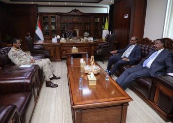 النائب الأول لرئيس مجلس السيادة يلتقي ياسر عرمان مستشار رئيس الوزراء