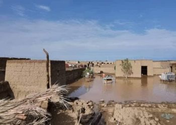 السيول تجتاح مساكن  ومزارع بقرية “فتوار” شمال مدينة(الباوقه)   بولاية نهر النيل