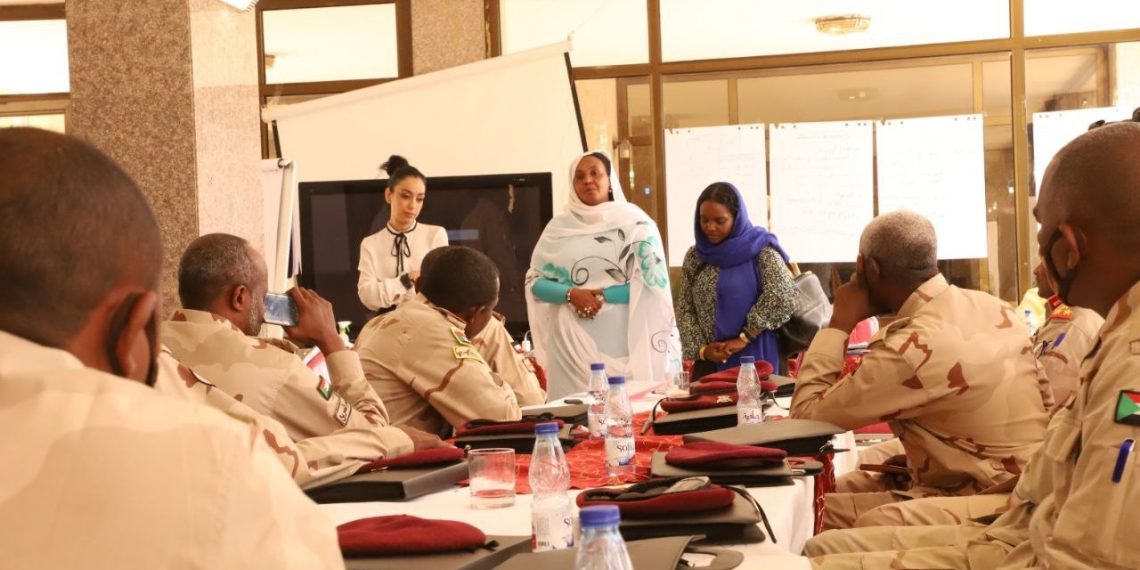 إدارة معهد العلوم القضائية تتفقد سير أعمال ورشة حقوق الإنسان لضباط قوات الدعم السريع