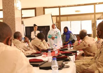 إدارة معهد العلوم القضائية تتفقد سير أعمال ورشة حقوق الإنسان لضباط قوات الدعم السريع