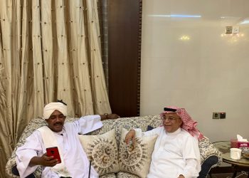 السفير السعودي يستقبل رجل الاعمال السعودي سعد العنزي ومجموعة من رجال الإعمال السودانيين