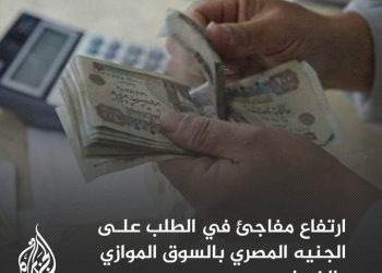 عدد من التجار يكشفون عن ارتفاع سعر الجنيه المصري مقابل الجنيه السوداني بشكل مفاجئ حيث بلغ سعر الشراء 31 جنيهاً وسعر البيع 30 جنيه بالسوق الموازي ويعزون ذلك إلى زيادة نسبة المسافرين لمصر بغرض العلاج أو الهجر