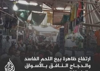 دجاج نافق ولحوم “كِيري” لصناعة الأقاشي والشاورما… ارتفاع ظاهرة بيع اللحوم الفاسدة بأسعار منخفضة في عدد من أسواق الخرطوم بحسب صحيفة الصيحة