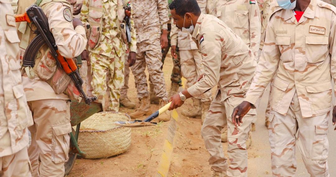 الدعم السريع بجنوب دارفور ينفذ حملة كبرى لإصحاح البيئة