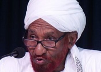 حزب الأمة :وفاة الإمام الصادق قضاء وقدر