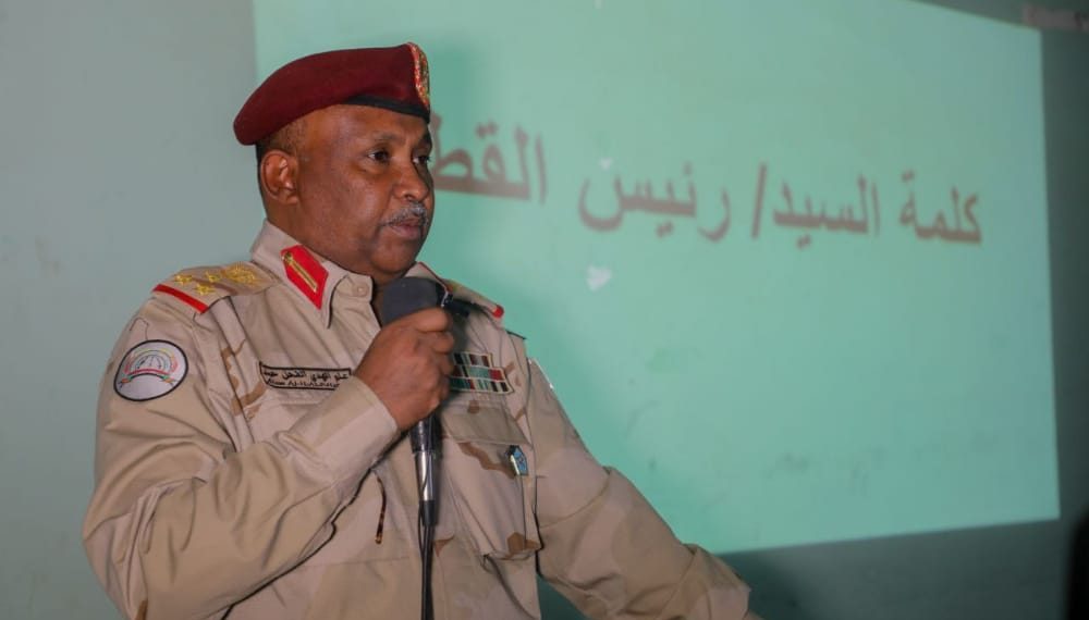 قائد قطاع الدعم السريع بغرب دارفور يشهد افتتاح العام التدريبي 2022م