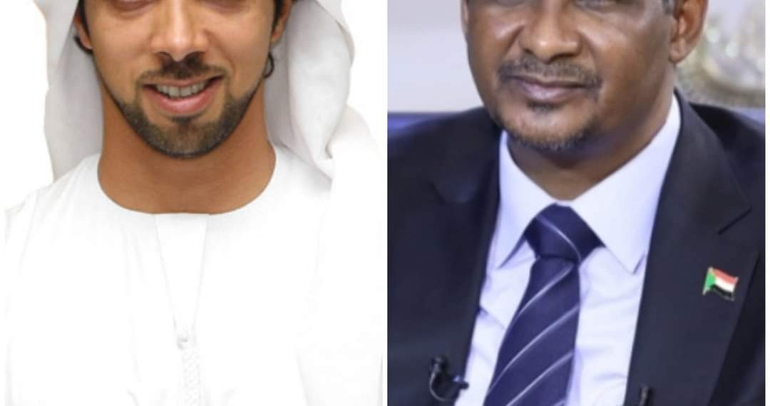 نائب رئيس مجلس السيادة يجري اتصالاً هاتفياً بنائب رئيس الوزراء الإماراتي