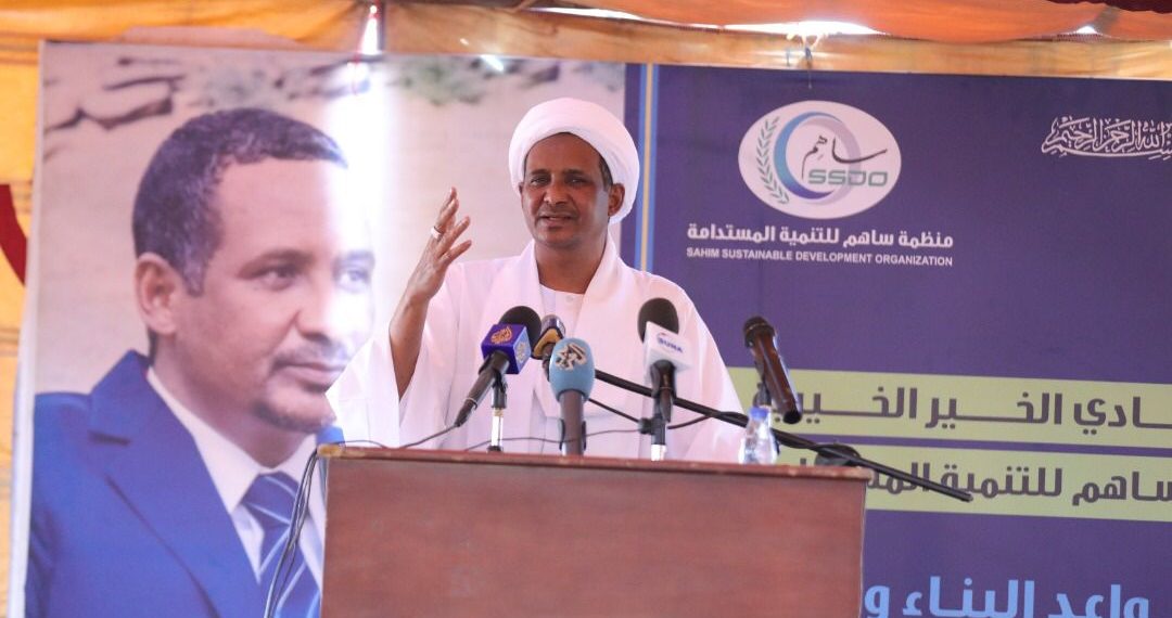 حميدتي يتبرع بمليون دولار لدعم مشاريع الشباب