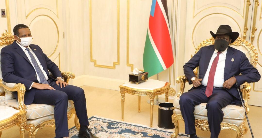 سلفاكير يستقبل حميدتي بالعاصمة جوبا