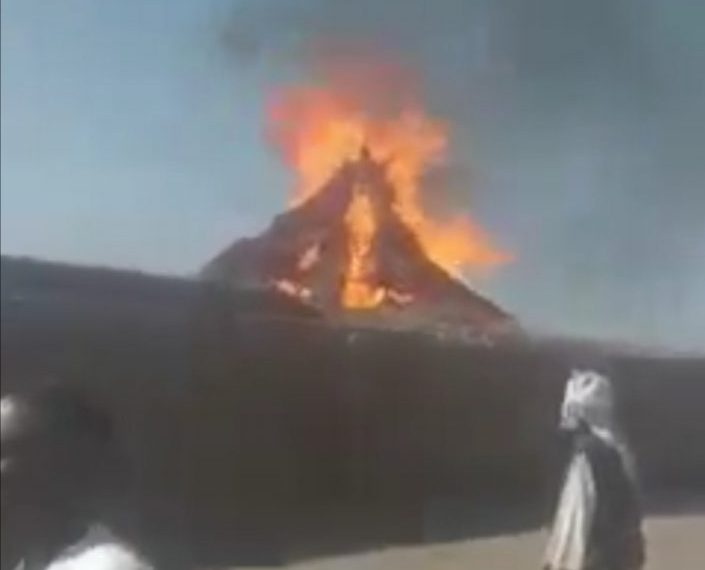 الجن يهاجم قرية بحلفا الجديدة بالحرائق