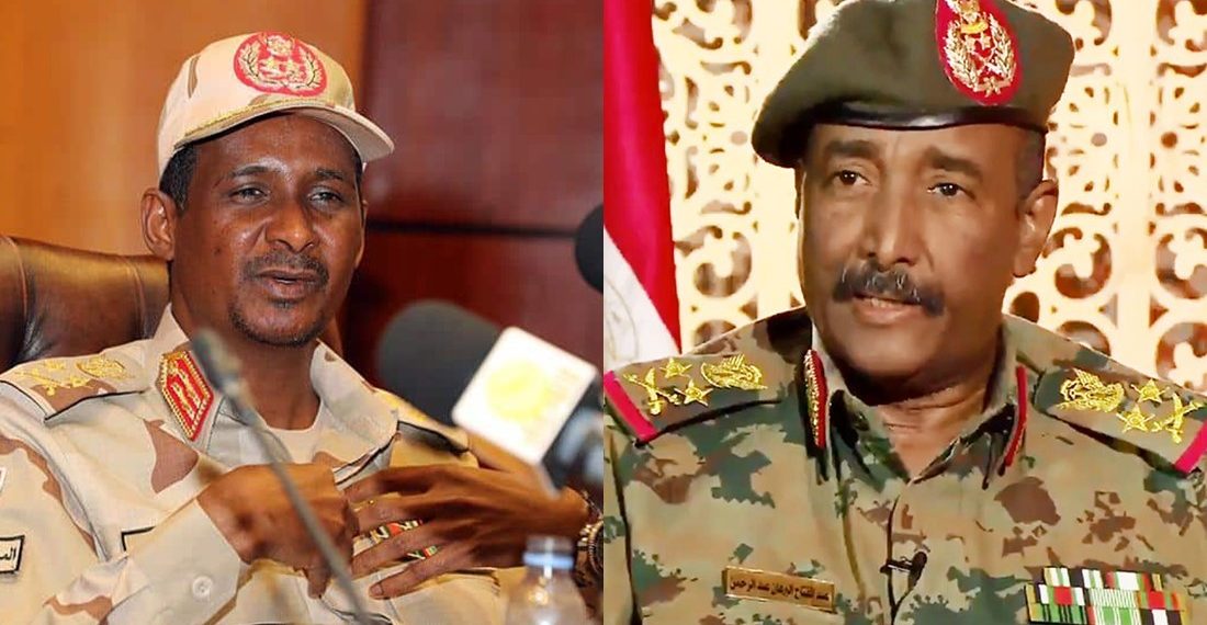 البرهان وحميدتي الي الفاشر