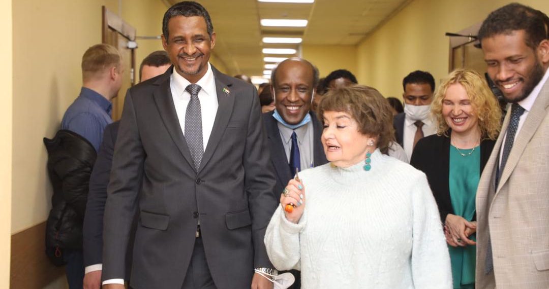 دقلو يزور مركز الدراسات السودانية القديمة في روسيا