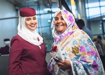 بدر للطيران تحتفي مع  الامهات في عيدهن