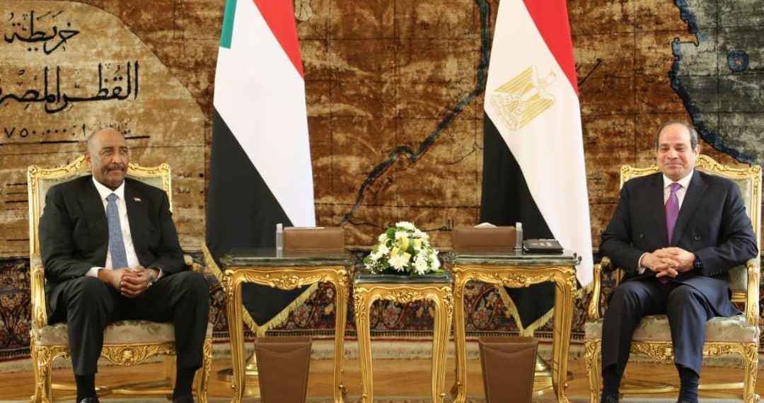 مباحثات سودانية مصرية برئاسة البرهان والسيسي