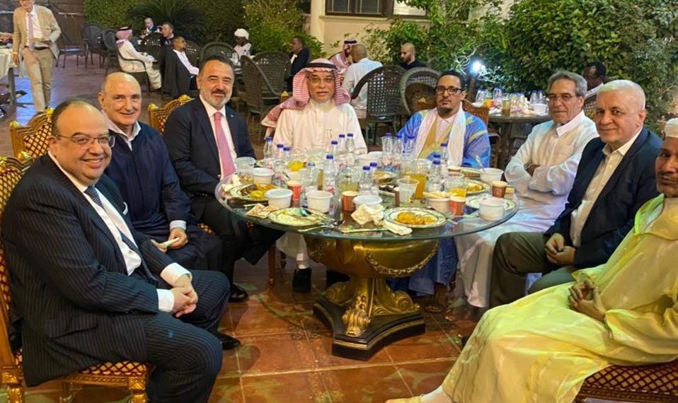 السفير السعودي يستقبل عدد من السفراء والدبلوماسين علي مائدة أفطار رمضانية