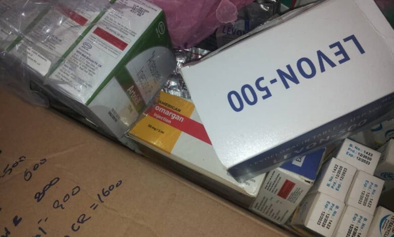 الادوية والسموم تصادر أدوية مهربة بالجزيرة