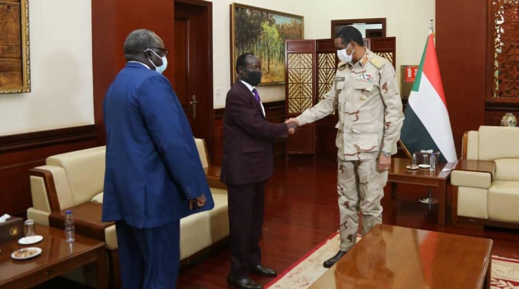 لقاء سيادي يبحث تحديات تنفيذ إتفاق سلام جنوب السودان