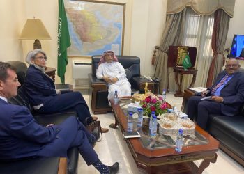 سفير خادم الحرمين الشريفين يستقبل مبعوثة الاتحاد الاوربي